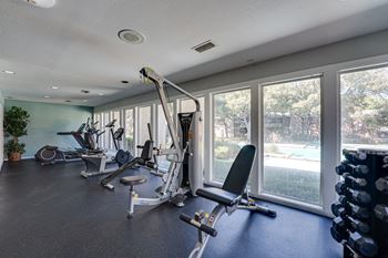 Large windows in gym